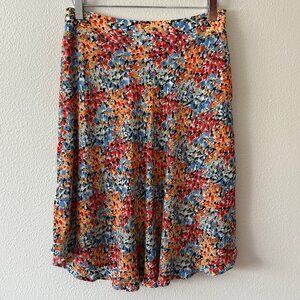 Nue Options Lined Floral‎ Flared Skirt Size 4P